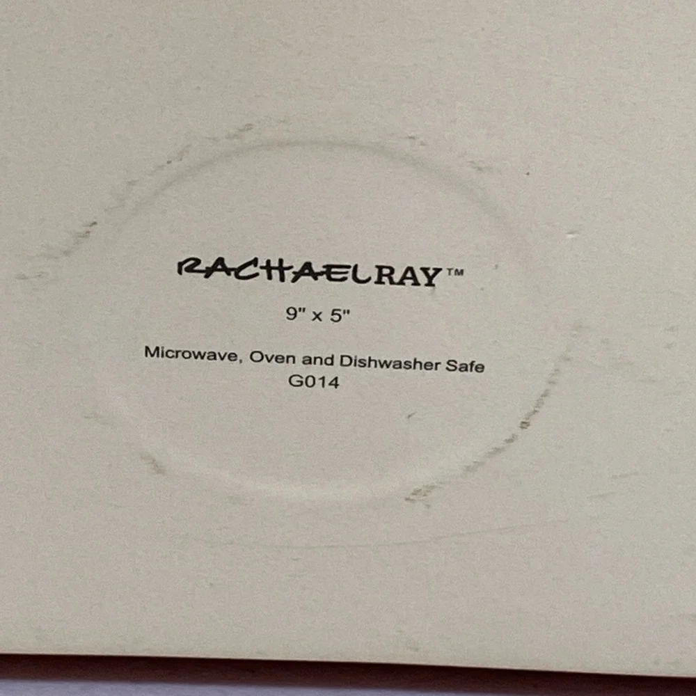 Rachael Ray Red Stoneware 9